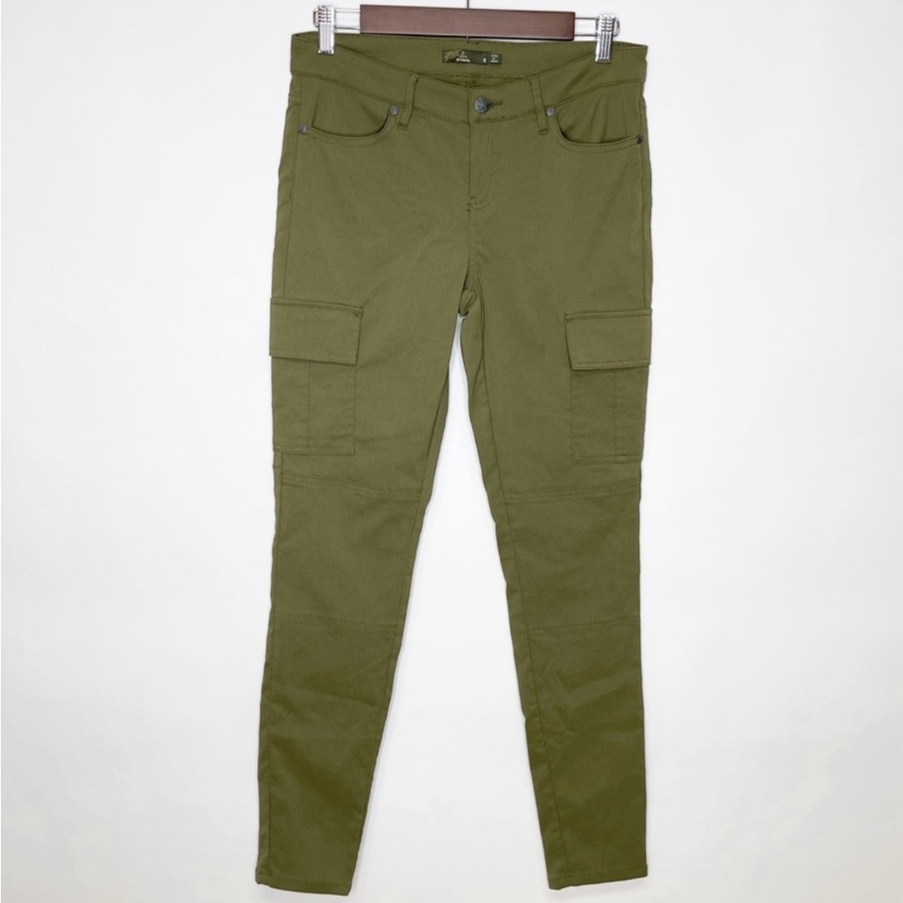 Prana Olive Green Meme Skinny Pant Cargo - Picture 11 of 12
